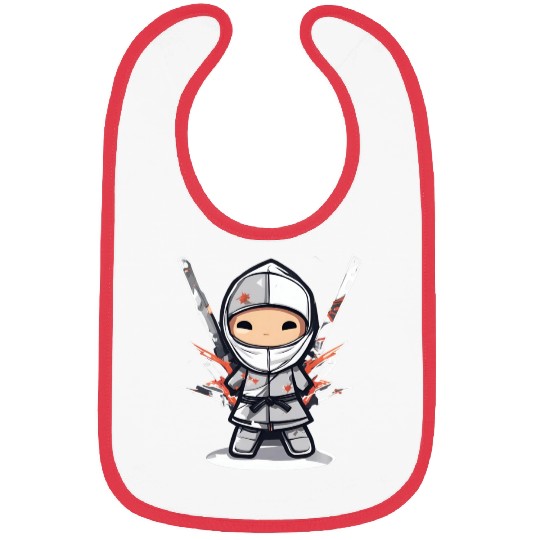 Data Ninja Funny Silver Big Data Analyst Scientist Bibs