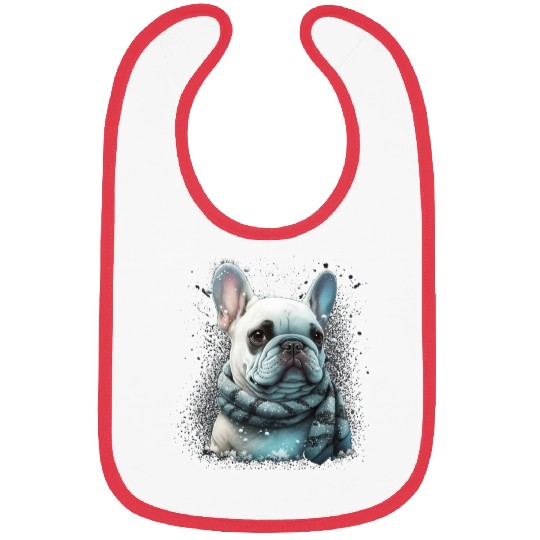 French Bulldog | Winter Snow Christmas Cute Bibs