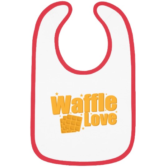 Waffle Love Snack Pastry Baker Bibs