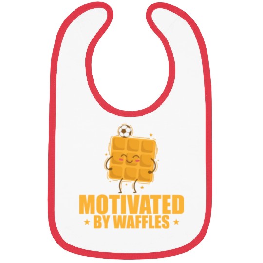 Motivated by Waffles Dough Pastry Snack Bibs
