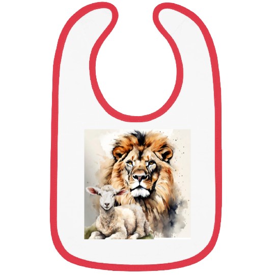 Lion and Lamb Christian Apparel Bibs