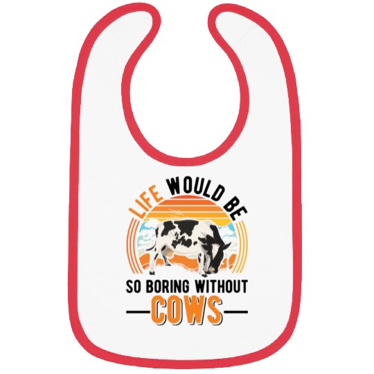 Cow Cattle Breeder Land, Farmer Cows Bibs