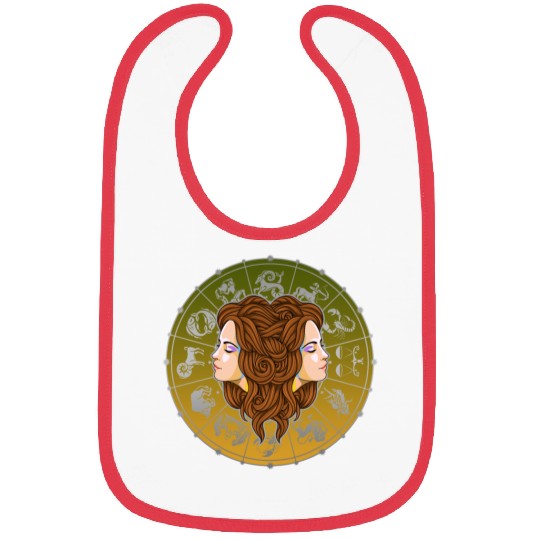 Gemini Zodiac star sign horoscope Astrology Bibs