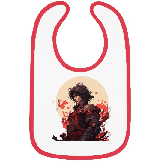 Brave Samurai Bibs