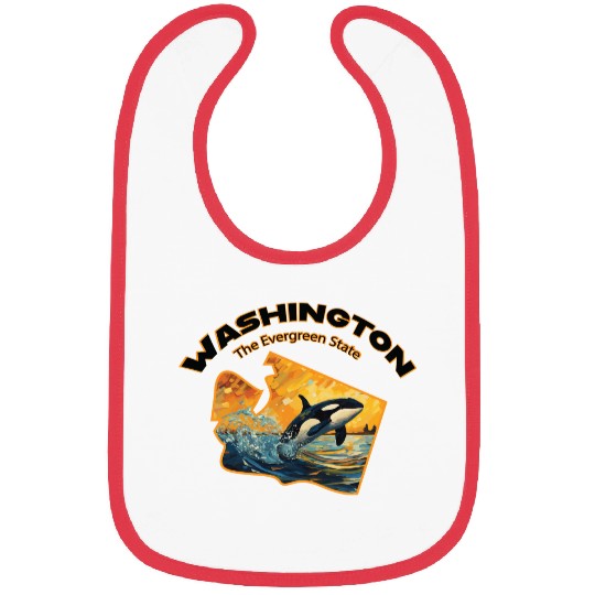 Washington Wildlife - orca Bibs