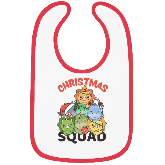 Dinosaur Christmas Tree Christmas Squad Dinos Bibs