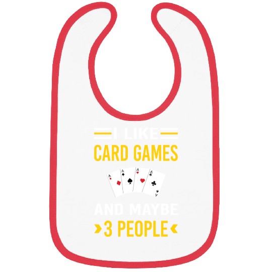 3 People Card Game Games Cards Bibs