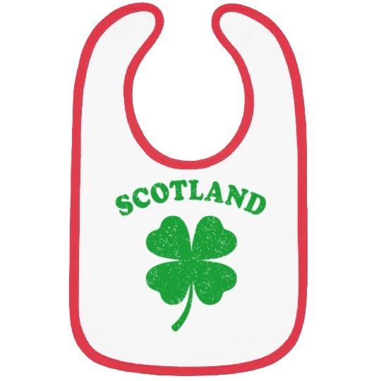 Scotland Green Clover leaves Bibs