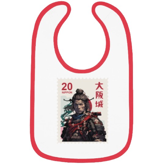 Brave Samurai Bibs