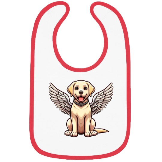 Labrador Retriever Comic Angel Bibs