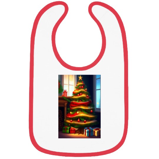 Christmas tree Bibs