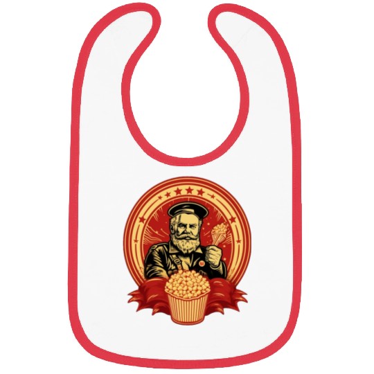Popcorn Communist Propaganda #1 Bibs