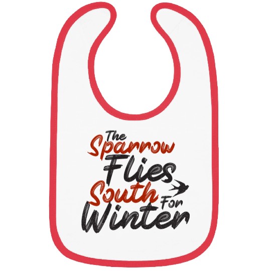The Sparrow Flies South For Winter - skulduggery Bibs