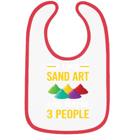 3 People Sand Art Bibs