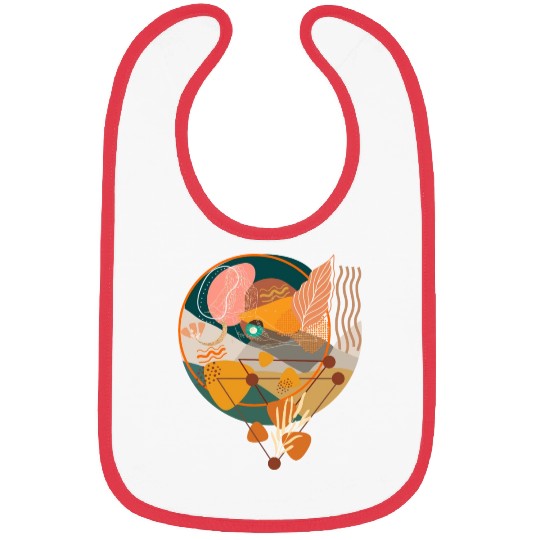 Contemporary Bohemian Celestial Art Bibs