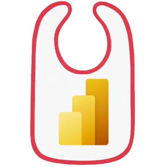 Power BI Logo, business intelligence software Bibs