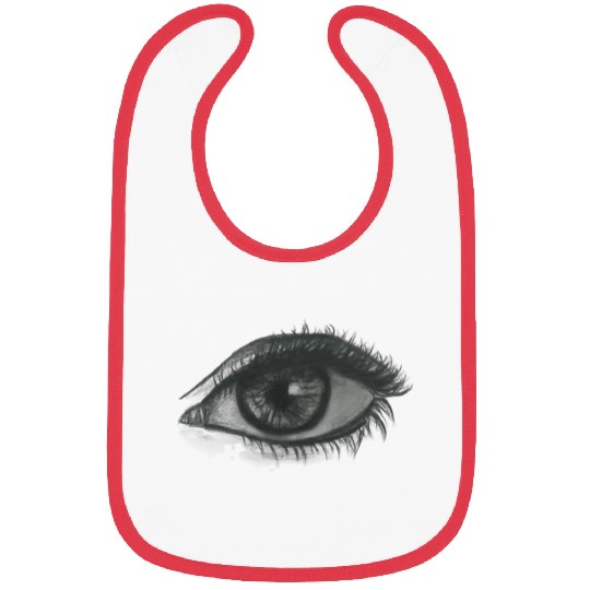 Eye sketch Bibs