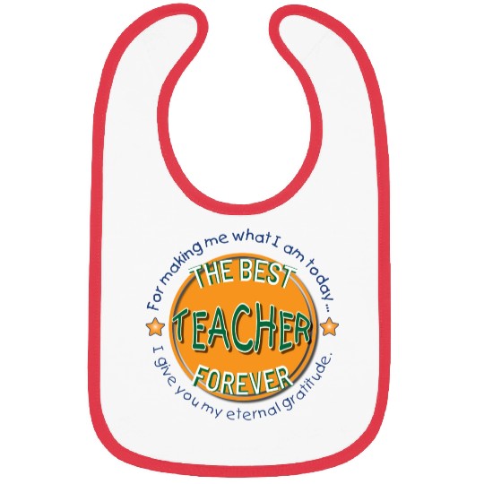 The Best Teacher Bibs