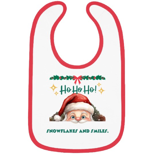 Snowflakes and Smiles! Bibs