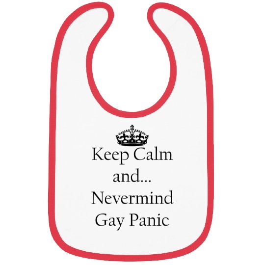 Nevermind Gay Panic Bibs