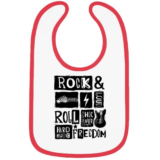 Rock & Roll Music Lover's Delight Bibs