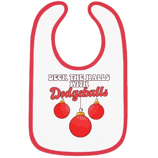 Deck The Halls With Dodgeball Player Coach Bibs