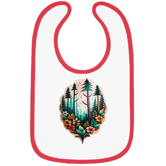 nature on skin Bibs