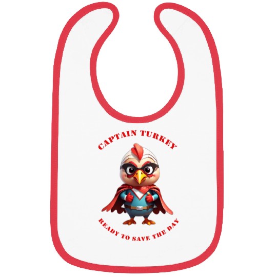 Turkey Super Hero Bibs