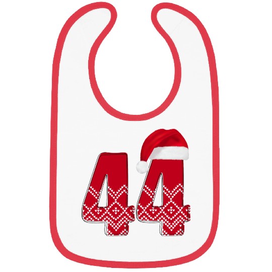 Wedding Anniversary 44 Years - Christmas Number 44 Bibs