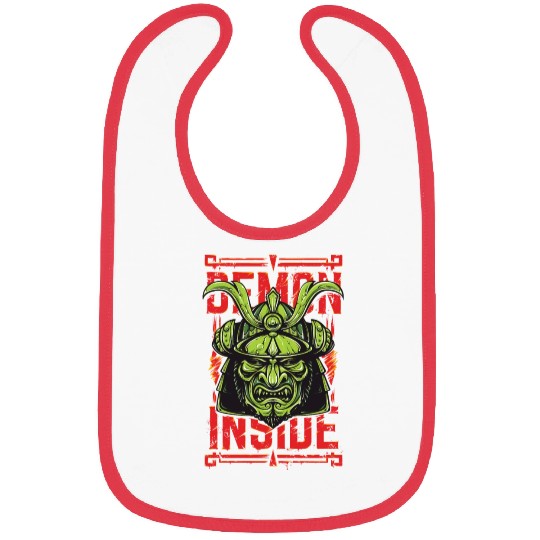Demon Samurai Bibs
