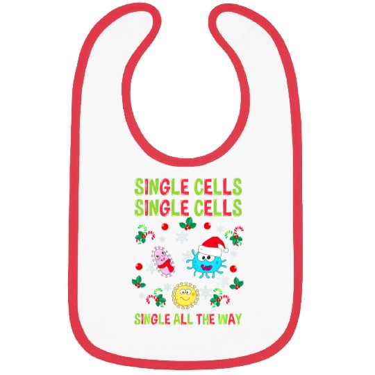 Christmas For Science Biology Teachers Students Bibs