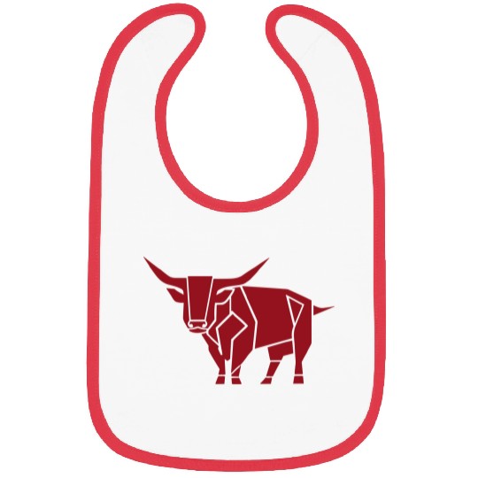 Courageous Bull Heart Bibs