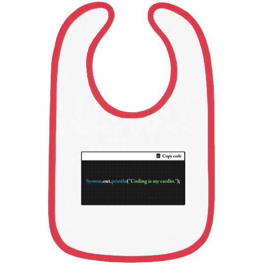 Coding Is My Cardio Funny Programming Computer Cod Bibs