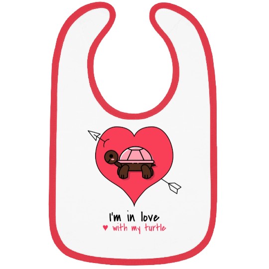 I m In Love With My Turtle Bibs