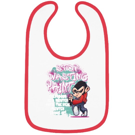 Stop Wasting Paint Graffiti Artist Street Painting Bibs