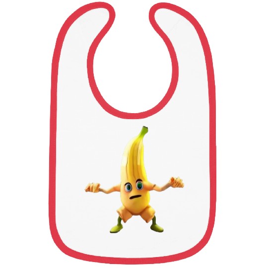 Video game character with a banana Bibs