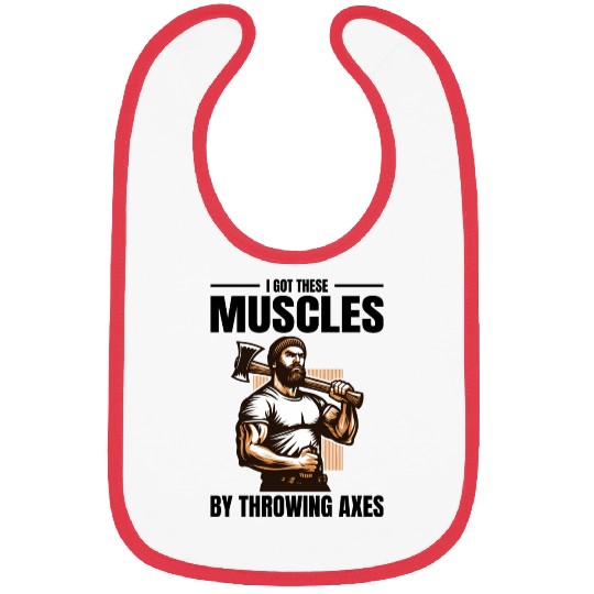 Muscle-Forged Mastery: Lumberjack's Axe Throwing Bibs