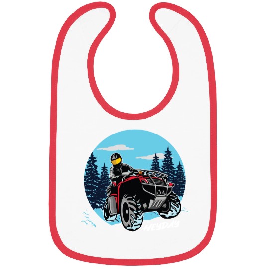 ATV/Quad "Winter Riding" style logo. By "Hey Day" Bibs