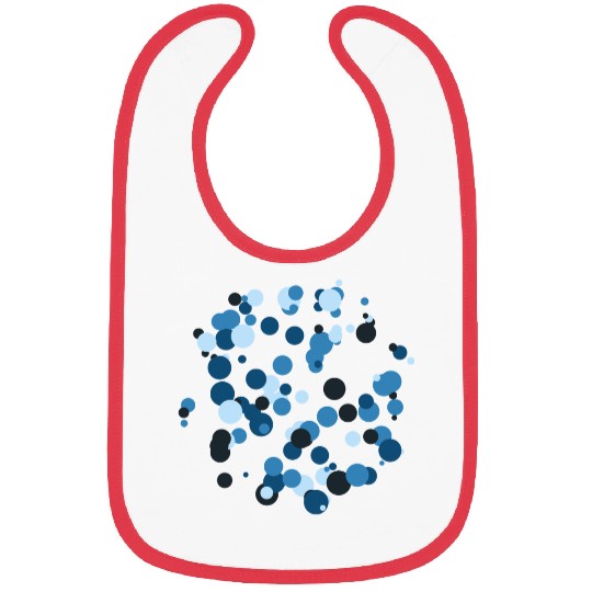 abstract circles pattern Bibs