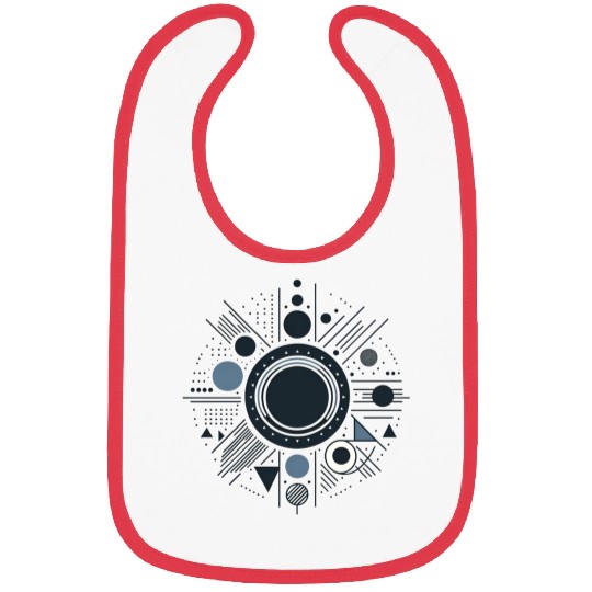 Geometric Symphony Bibs