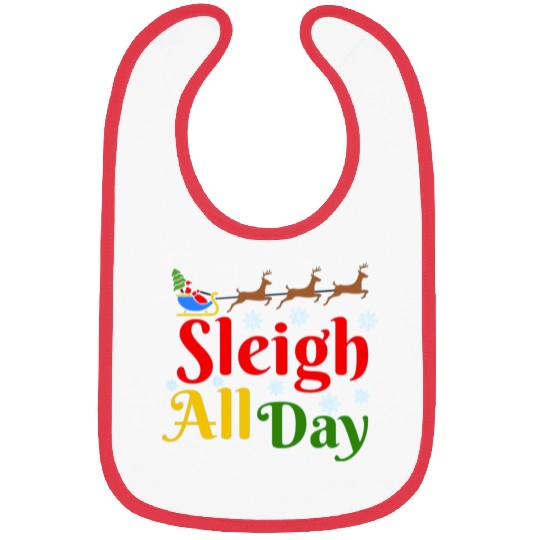 Sleigh all Day, Christmas Bibs