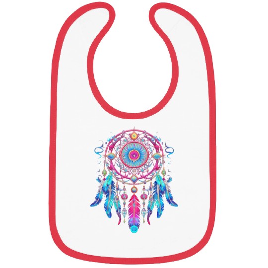 Neon Dreamcatcher Fantasy | Plastic Poppy™ Bibs