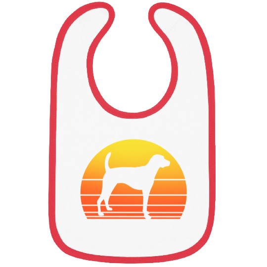 American Foxhound Retro Sunset Dog Bibs