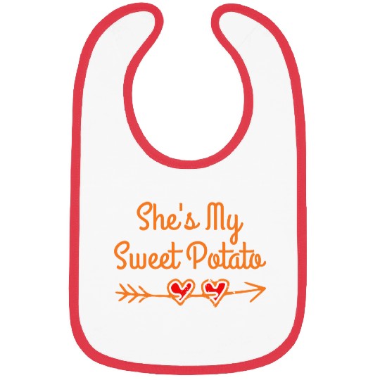 I Yam She's My Sweet Potato Thanksgiving Bibs