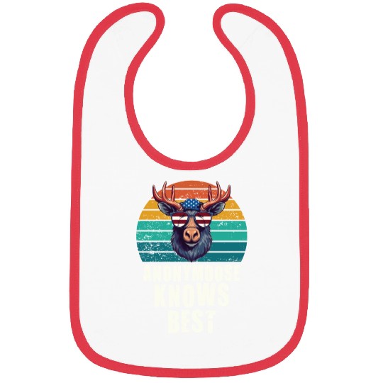 Anonymoose Knows Best Cool Moose Bibs