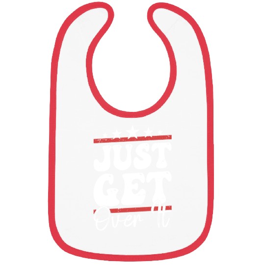 Just Get Over It Riding Girl Horseback Bibs