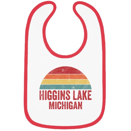 Vintage Higgins Lake Michigan Bibs