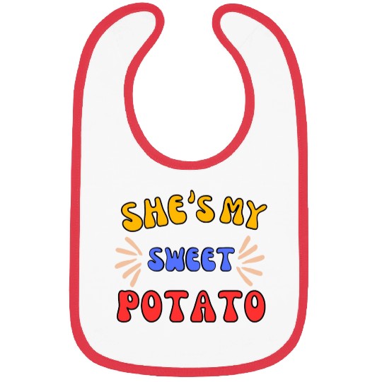 She's My Sweet Potato Bibs