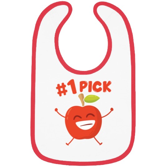Apple Number 1 Pick Apple Orchard Apple Picking Bibs