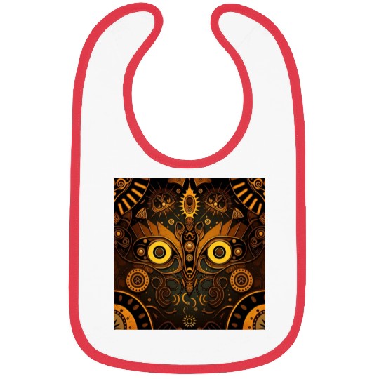 New Age 1920s Abstract Steampunk Design Bibs